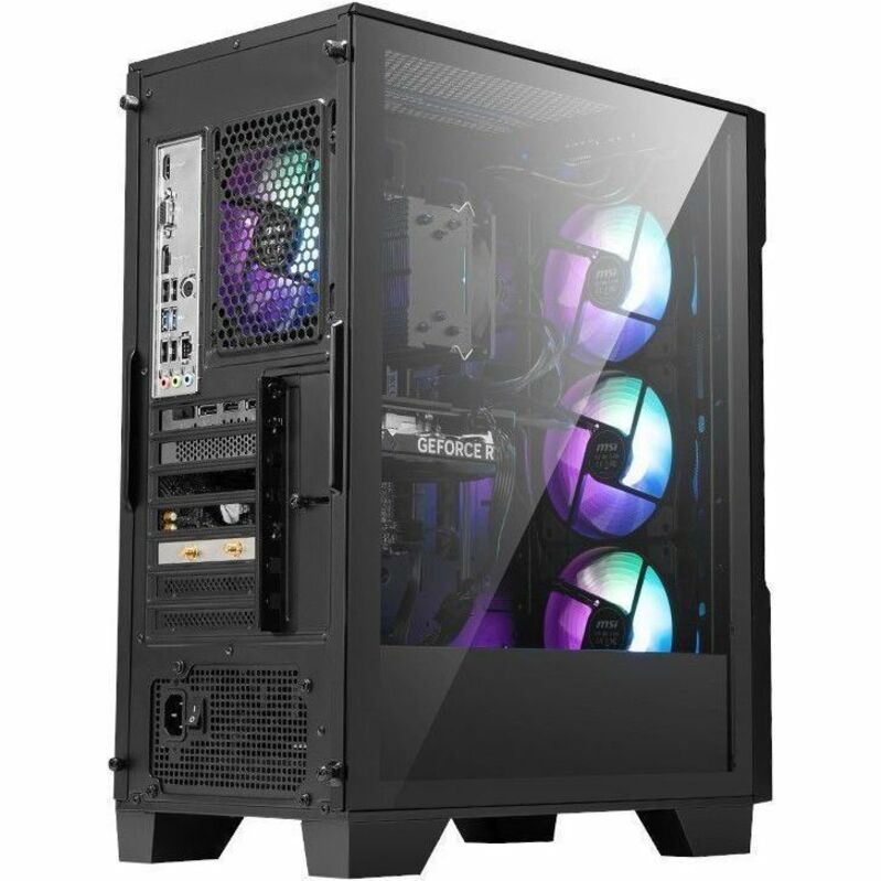SIM PC - MSI Codex Z2 D8NVL-488US Gaming Desktop Computer - AMD Ryzen 5 8400F - 16 GB - 1 TB SSD - Black - AMD B650 Chip - Windows 11 Home - NVIDIA GeForce RTX 5060 - 802.11ax - 650W