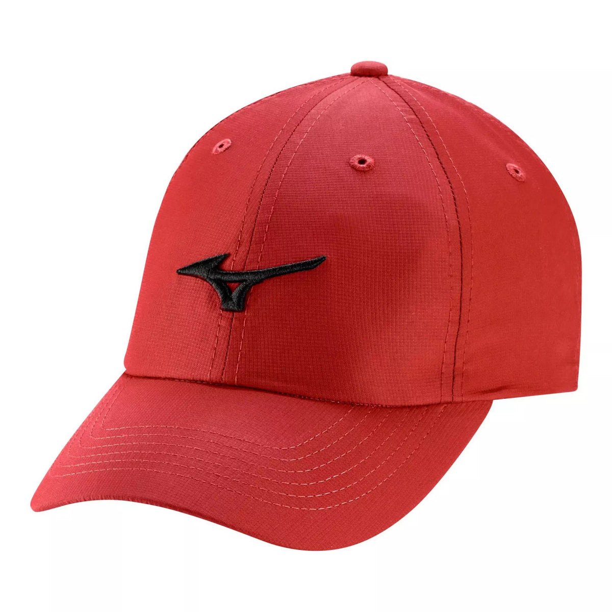 Mizuno Tour Adjustable Lightweight Golf Hat - Nantucket Red/Black