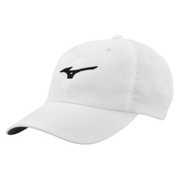 Mizuno Tour Adjustable Lightweight Golf Hat - White/Black