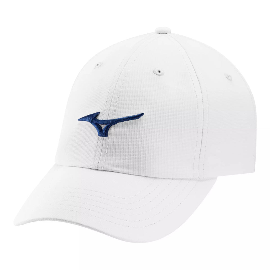 Mizuno Tour Adjustable Lightweight Golf Hat - White/Black