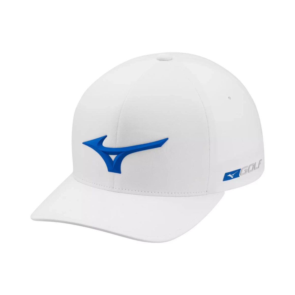 Mizuno Tour Delta Fitted Golf Hat - White