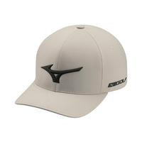Mizuno Tour Delta Fitted Golf Hat - Grey