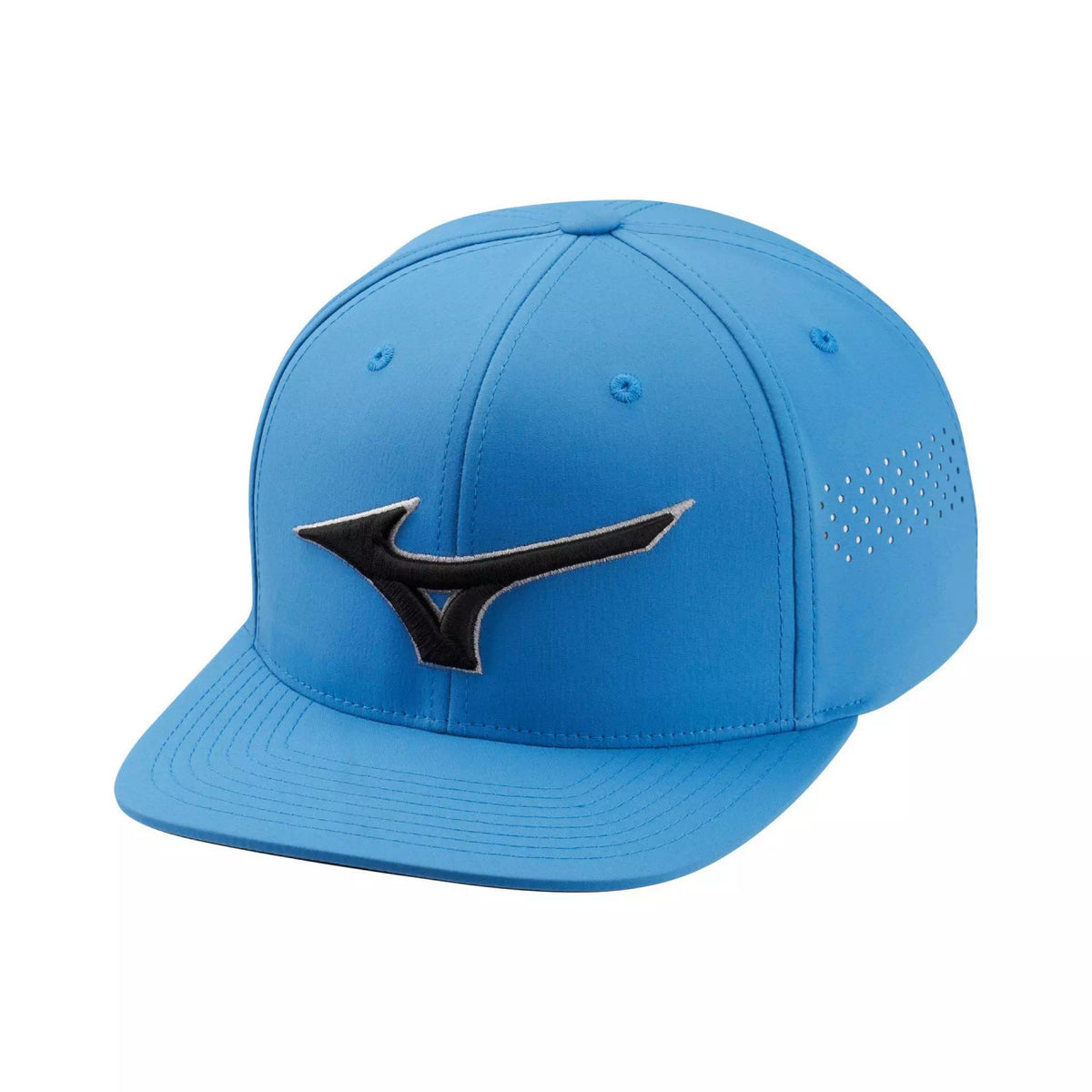 Mizuno Tour Flat Snapback Golf Hat - California Blue