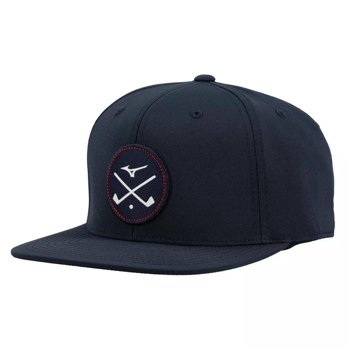 Mizuno Crossed Clubs Snapback Golf Hat - Navy