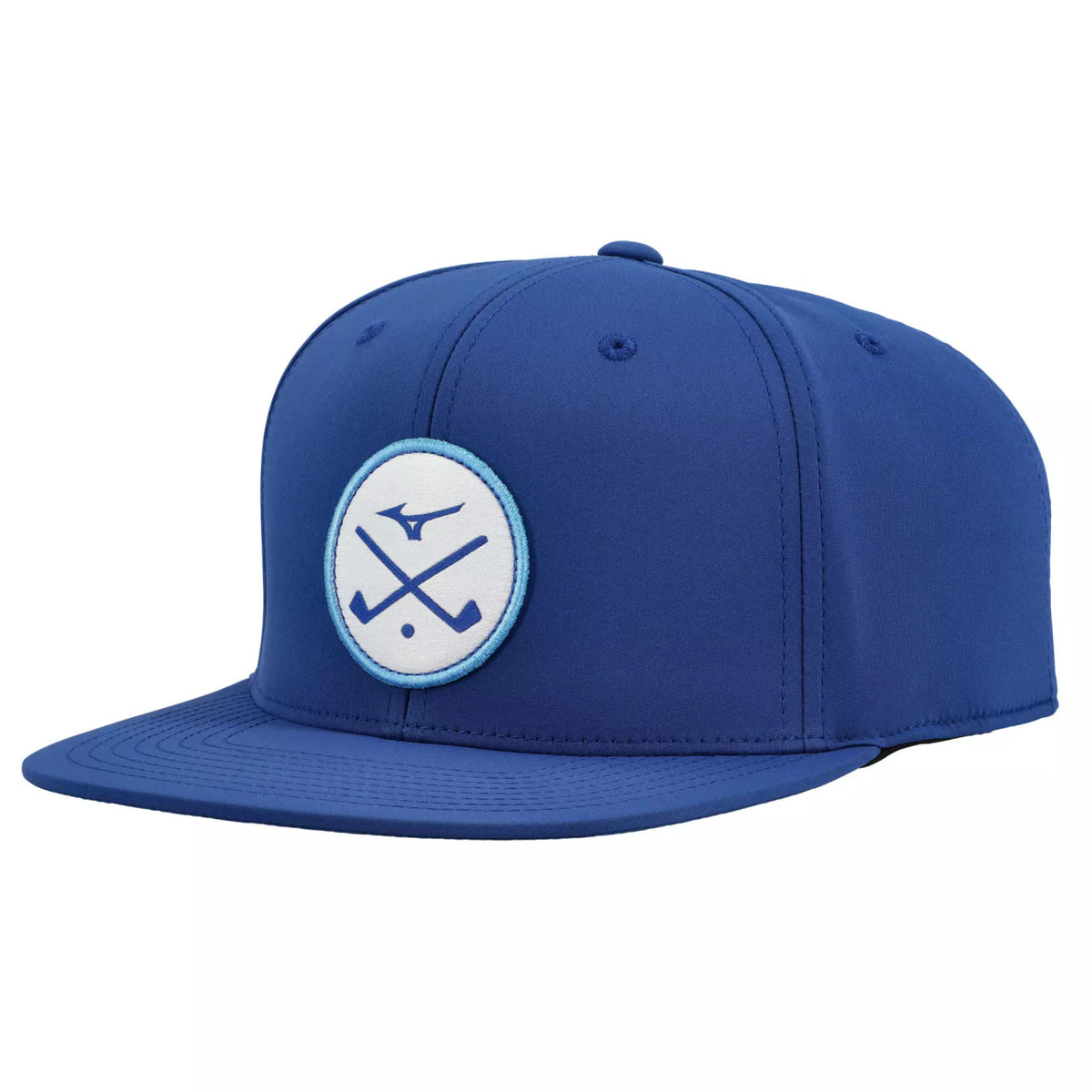 Mizuno Crossed Clubs Snapback Golf Hat - Royal