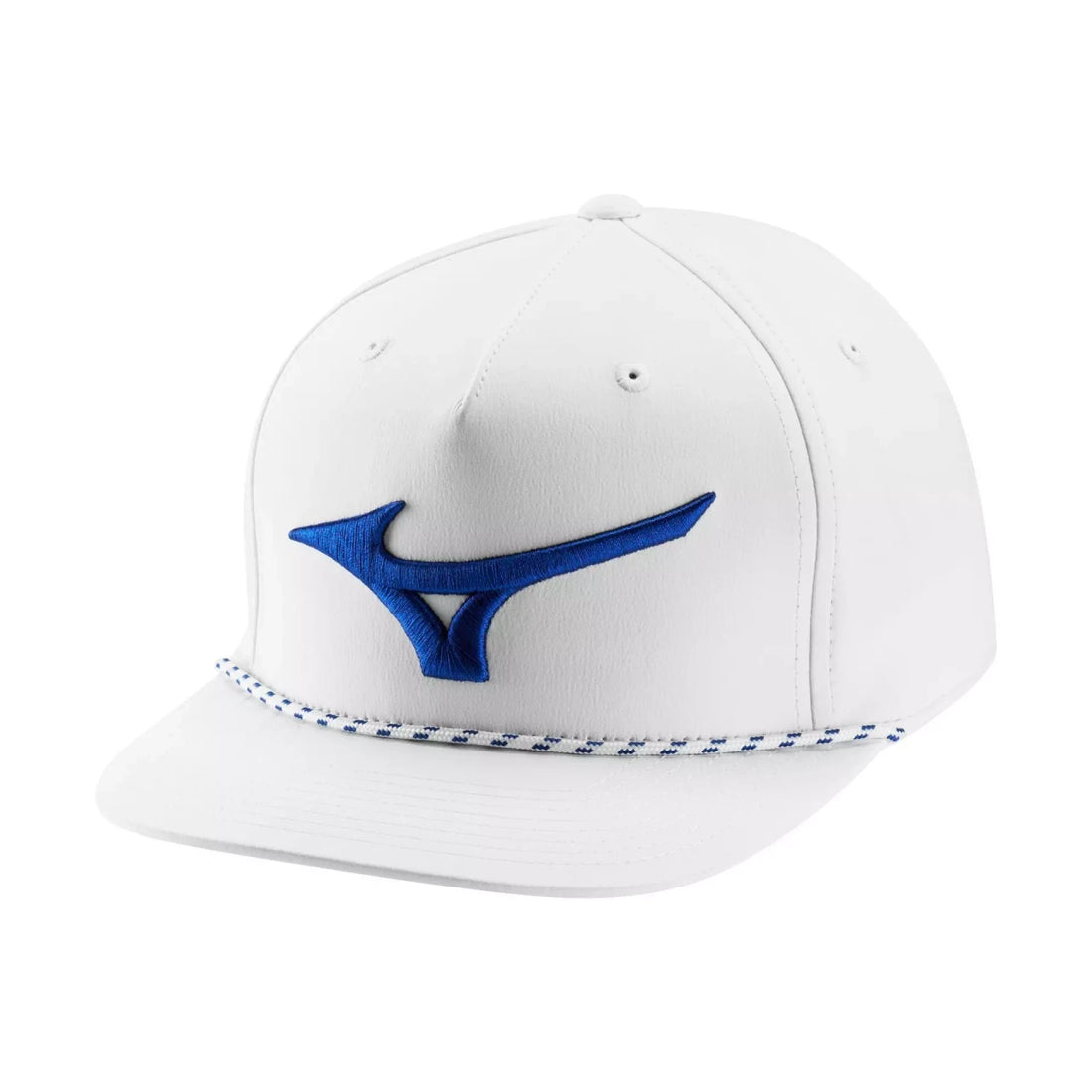 Mizuno Runbird Rope Golf Hat - White/Royal