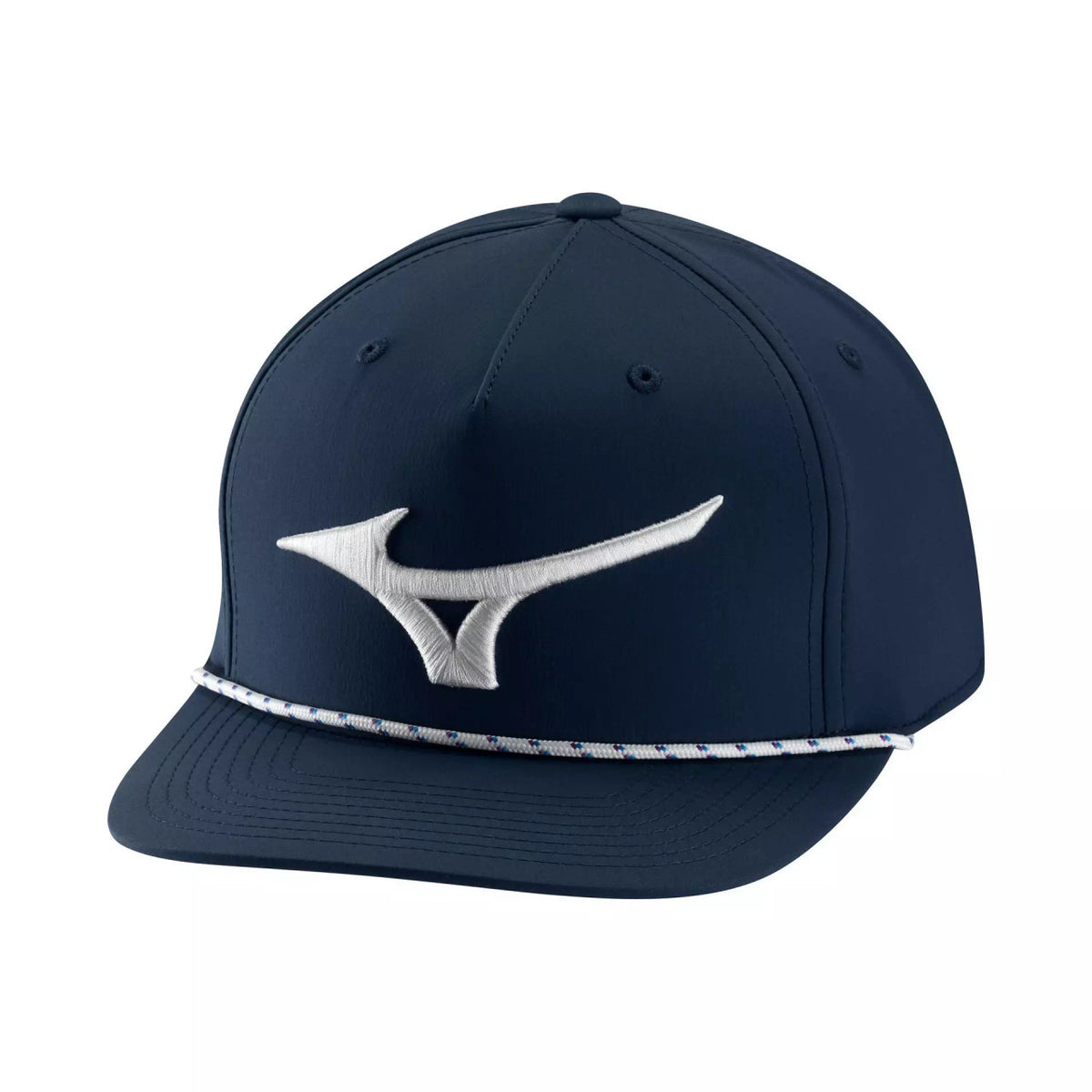 Mizuno Runbird Rope Golf Hat - Navy/White