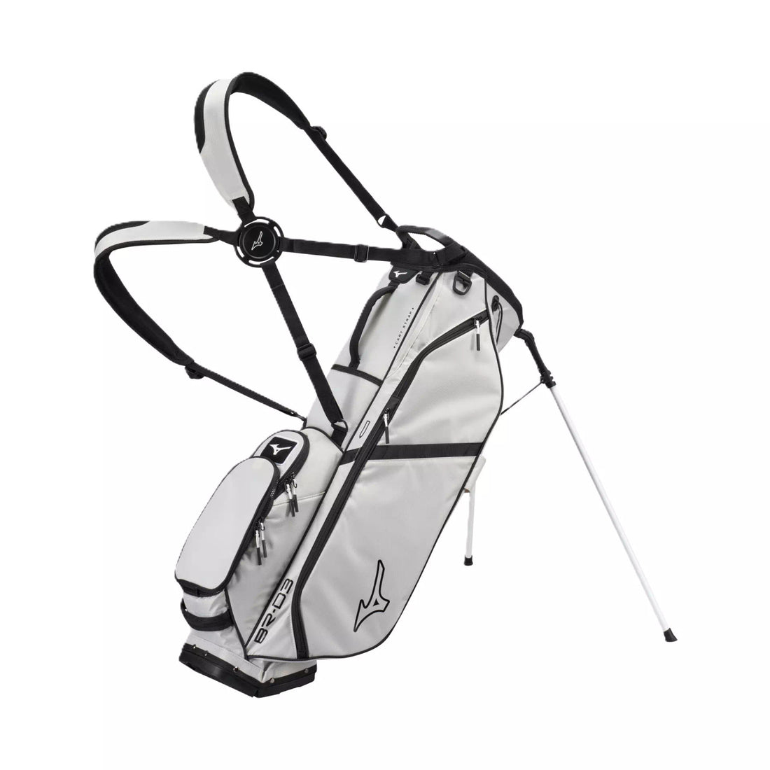 Mizuno BR-D3 Stand Bag (2026) - Black/White