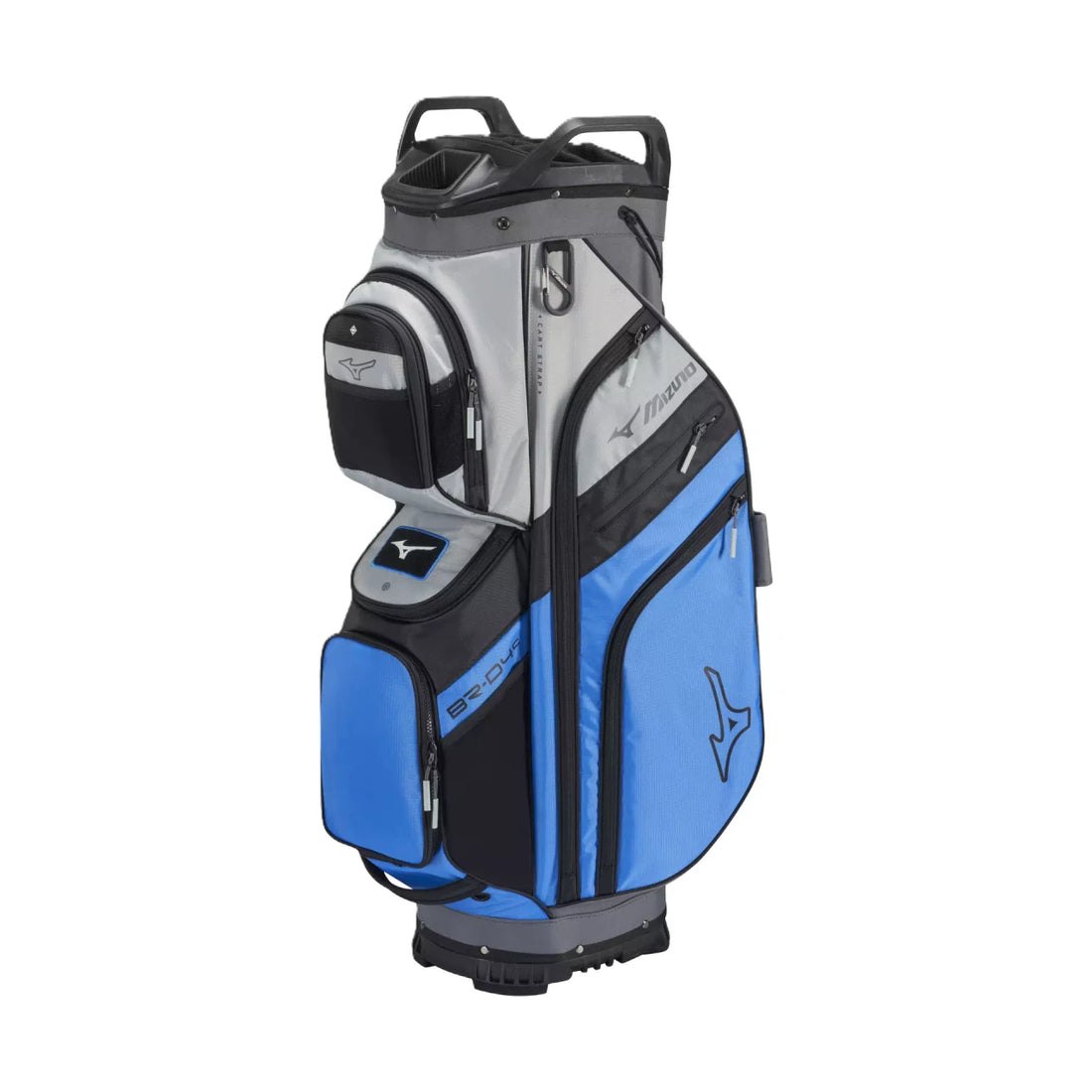 Mizuno BR-D4C Cart Bag (2026) - Brilliant Blue/Grey