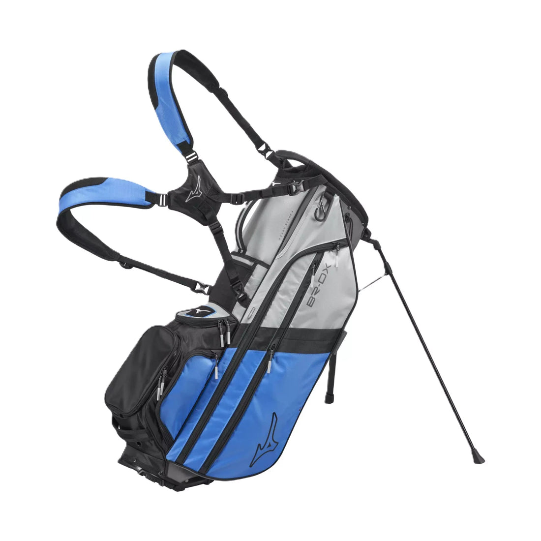 Mizuno BR-DX Stand Bag (2026) - Brilliant Blue/Grey