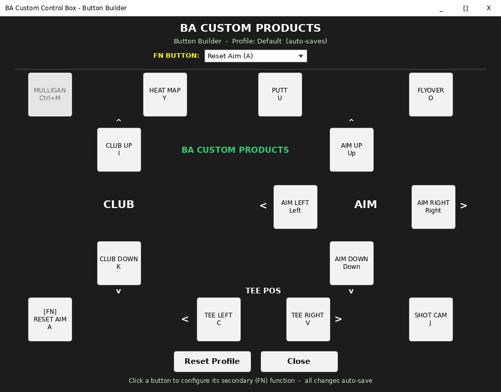 BA Remapper - Free Control Box Software for GSPro