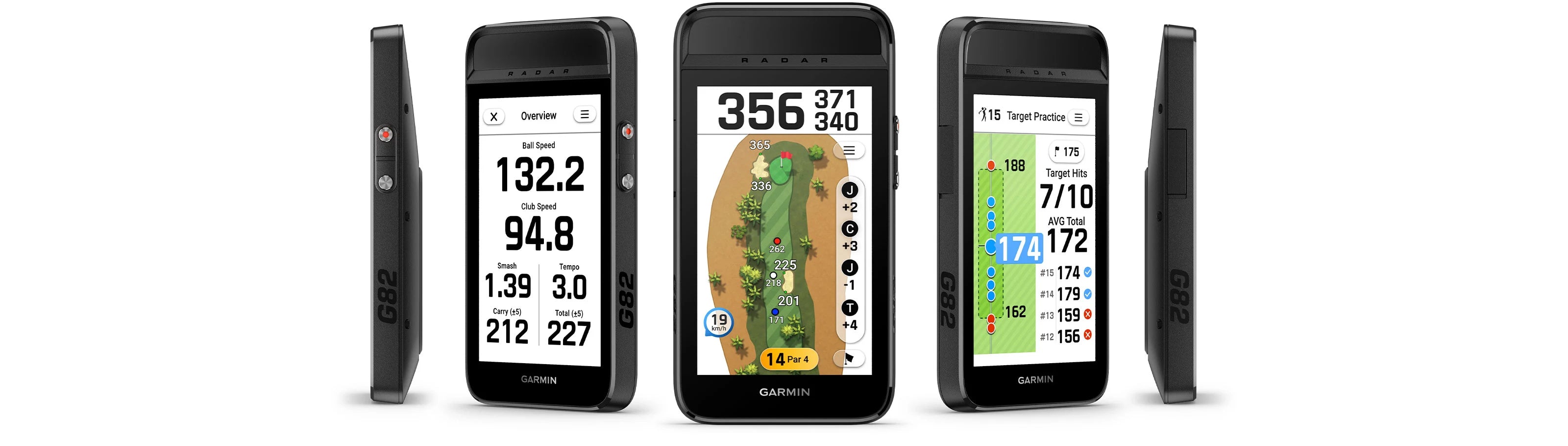 Garmin Approach G82 Launch Monitor and Premium GPS Golf Handheld