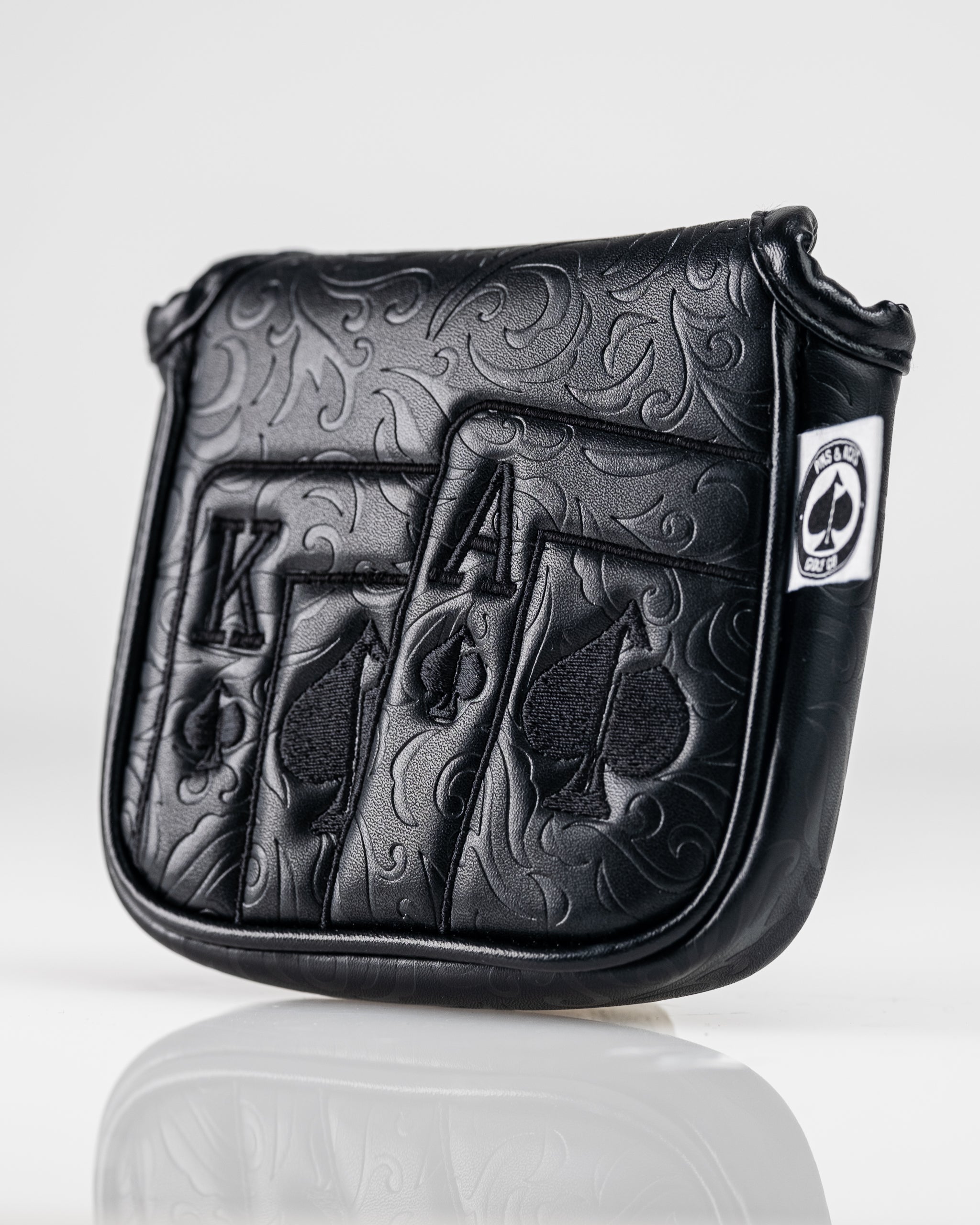 Blackout Ace of Spades - Mallet Putter Cover