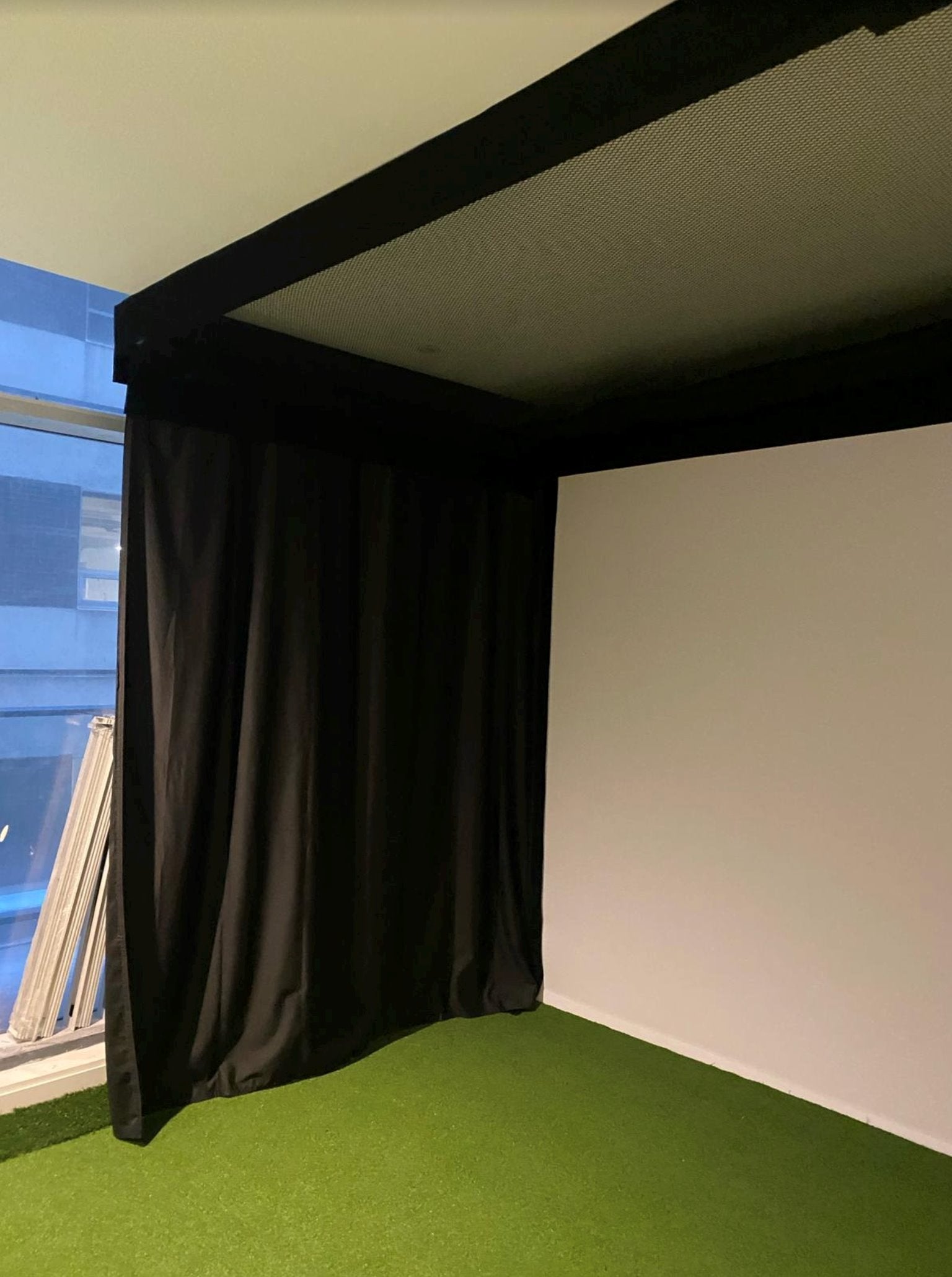 SIG Golf Simulator Curtains indoor golf product, available from Grater Golf