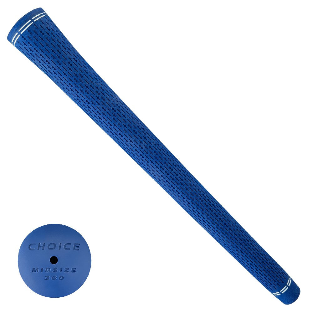 Choice 360 Golf Grips - Black, Red or Blue