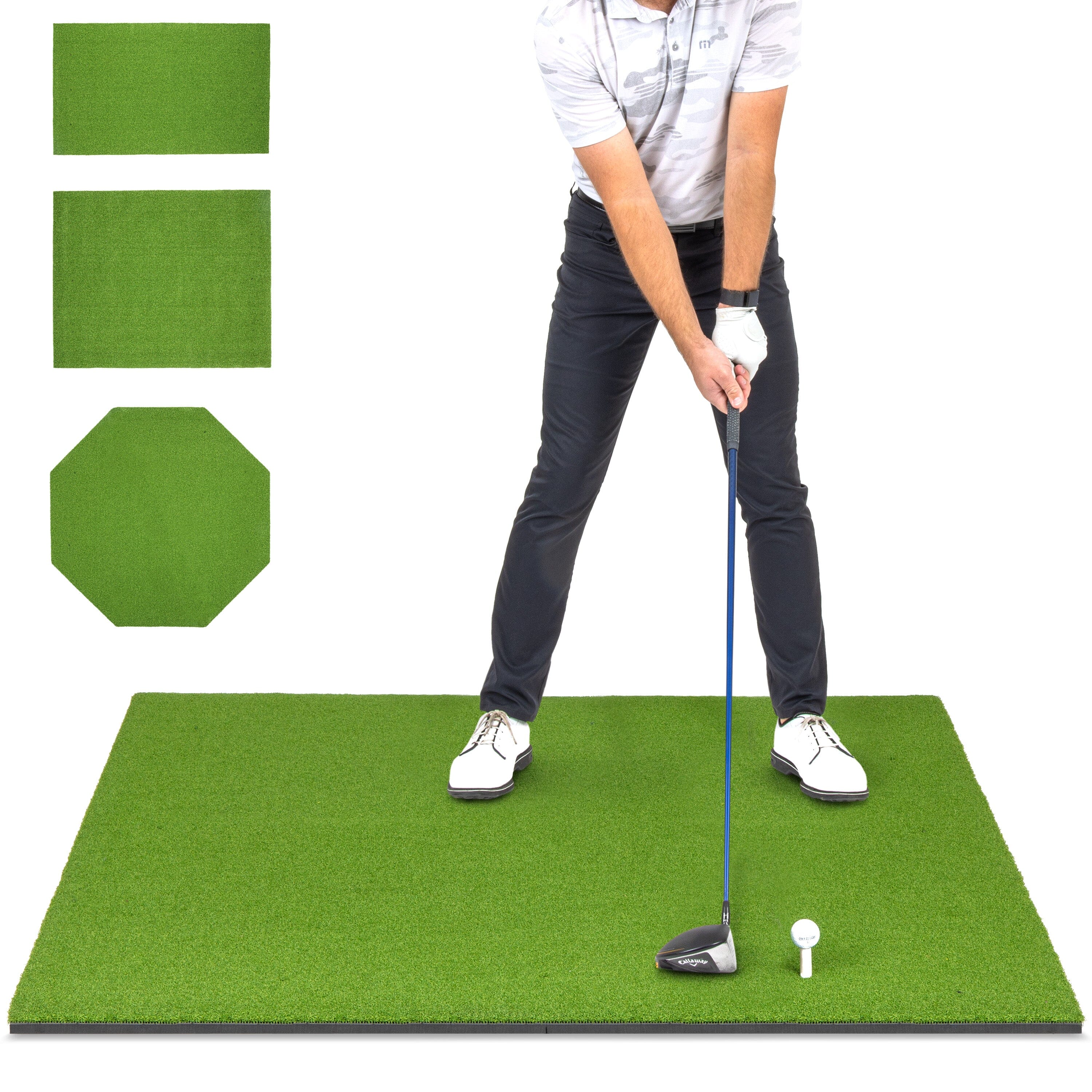 GoSports Golf Hitting Mat - PRO 5 x 5 ft - 15 mm