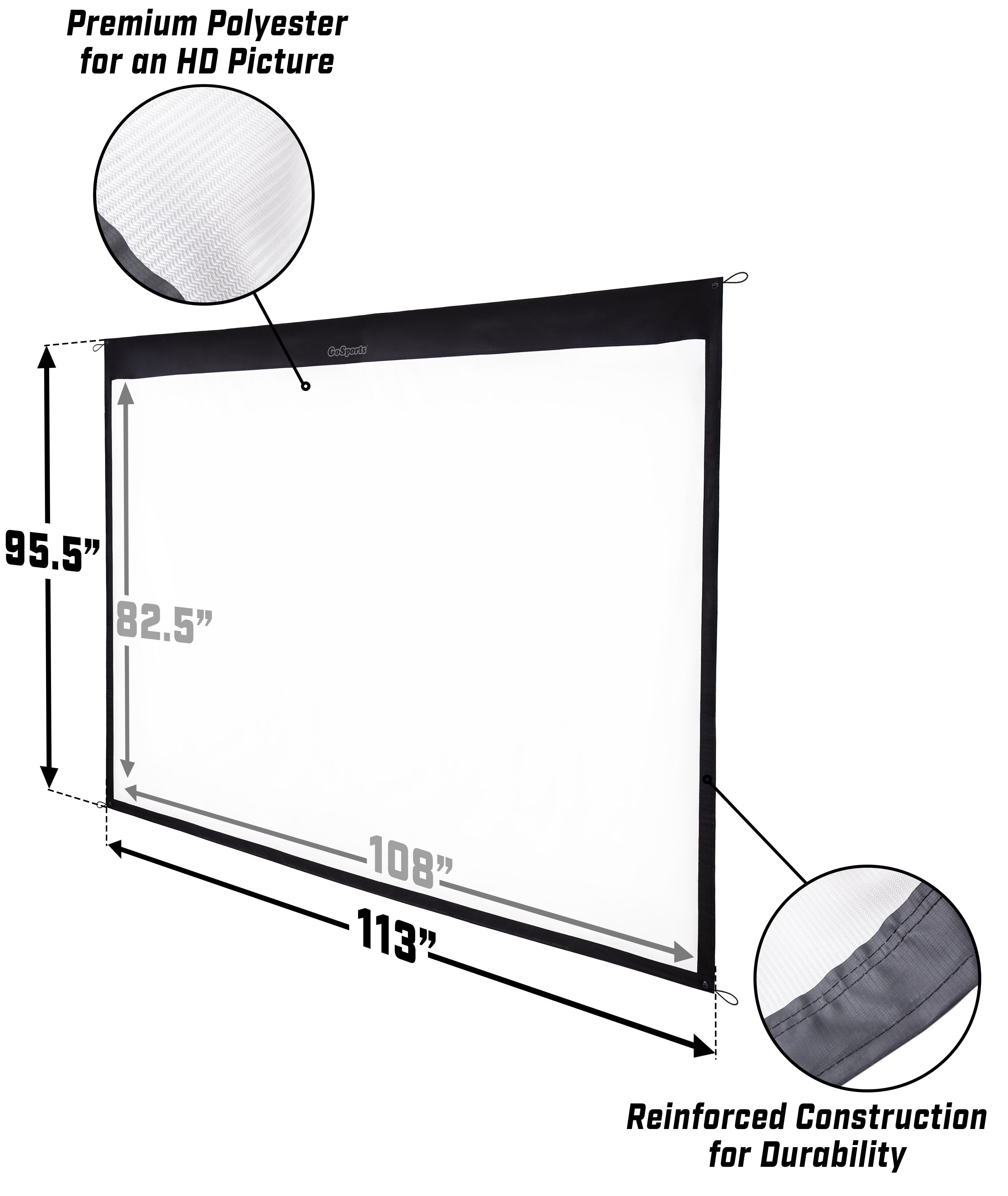 GoSports 9 ft Golf Simulator Impact Screen (Simulator sold separately)