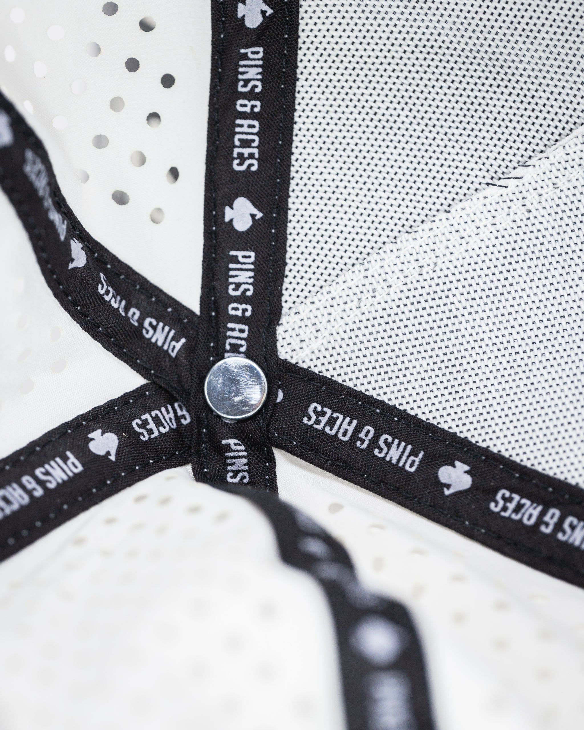 Perforated Rope Hat White | Lightweight Golf Hat by Grater Golf