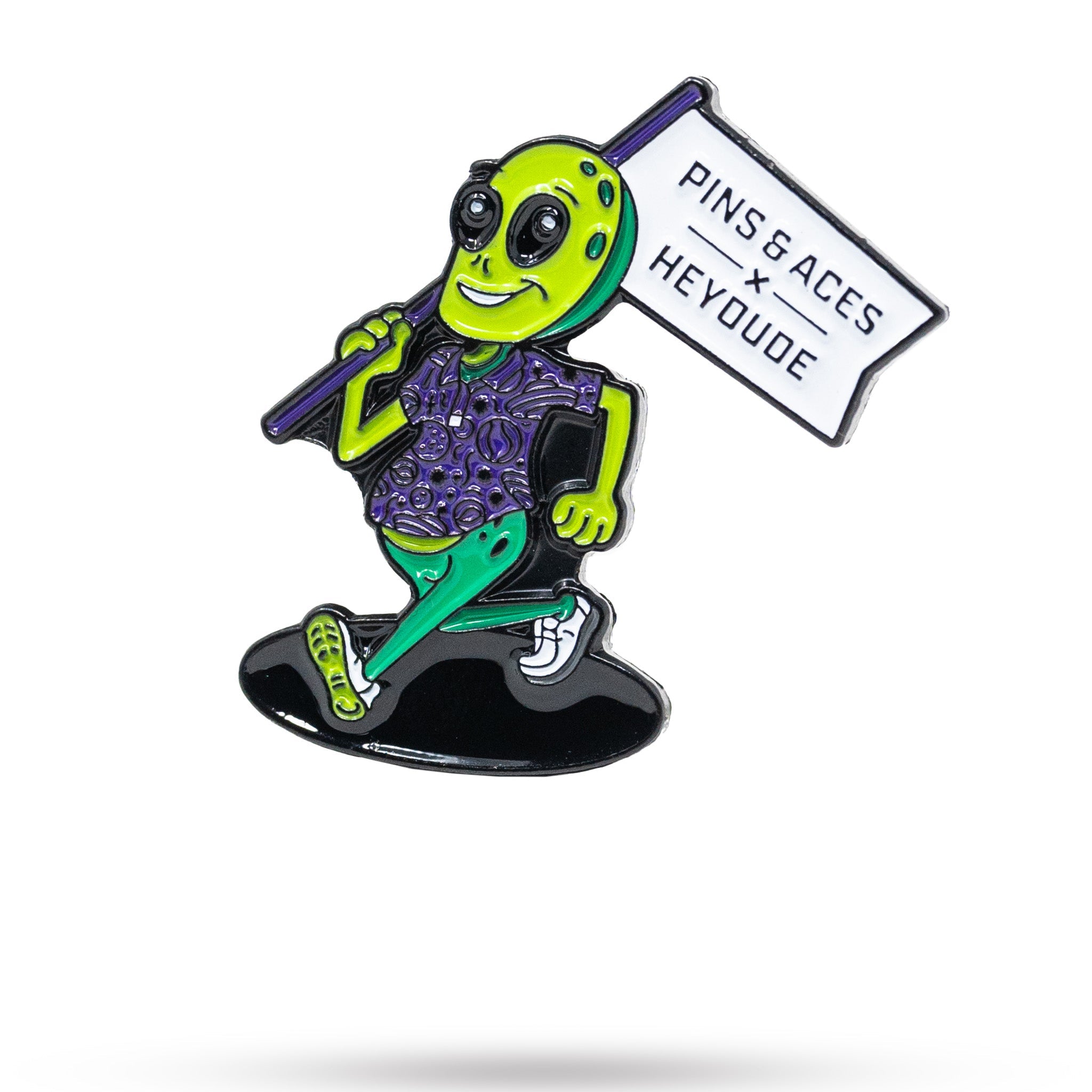 HEYDUDE Alien Ball Marker | Unique Golf Ball Marker by Grater Golf