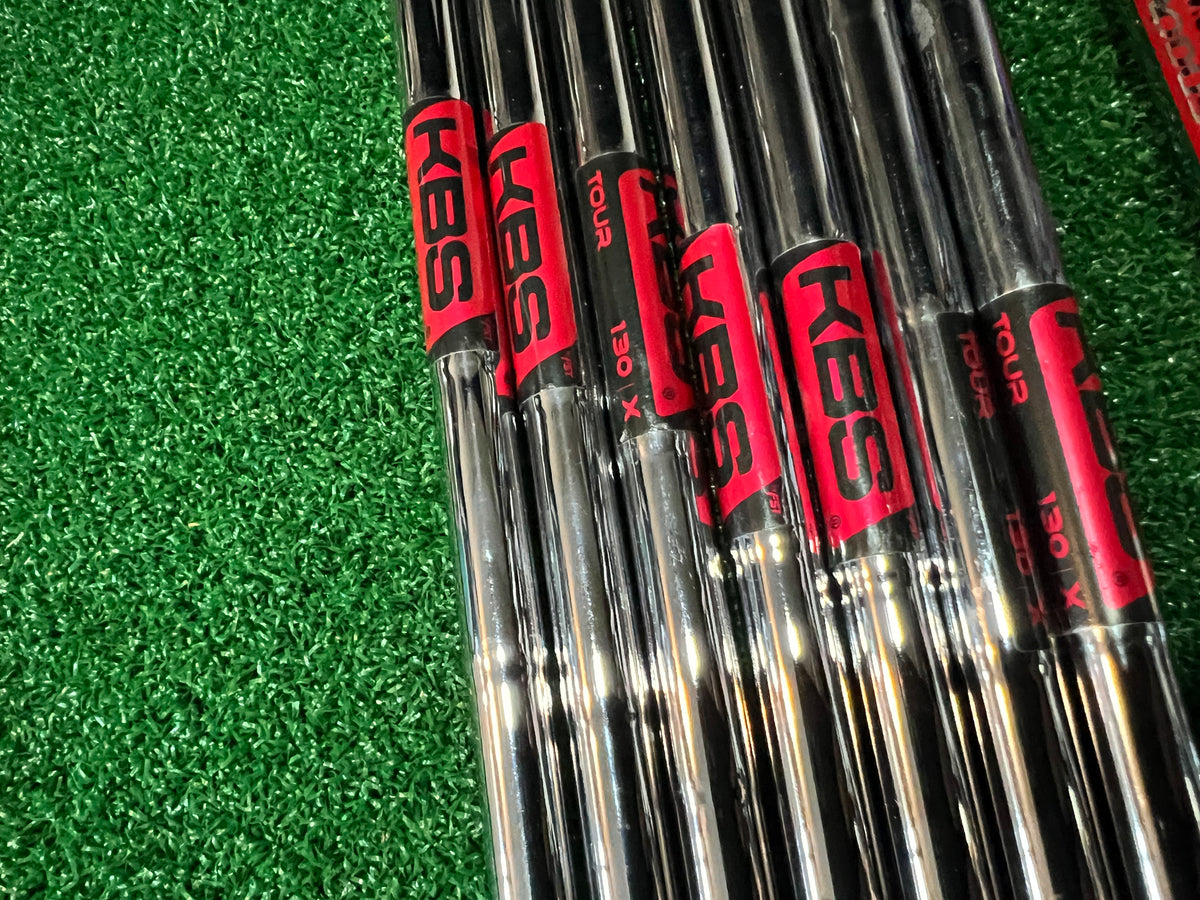 Pulls-KBS Tour 130 X-Flex Steel Iron Shaft Set (4-PW, 7 Shafts)