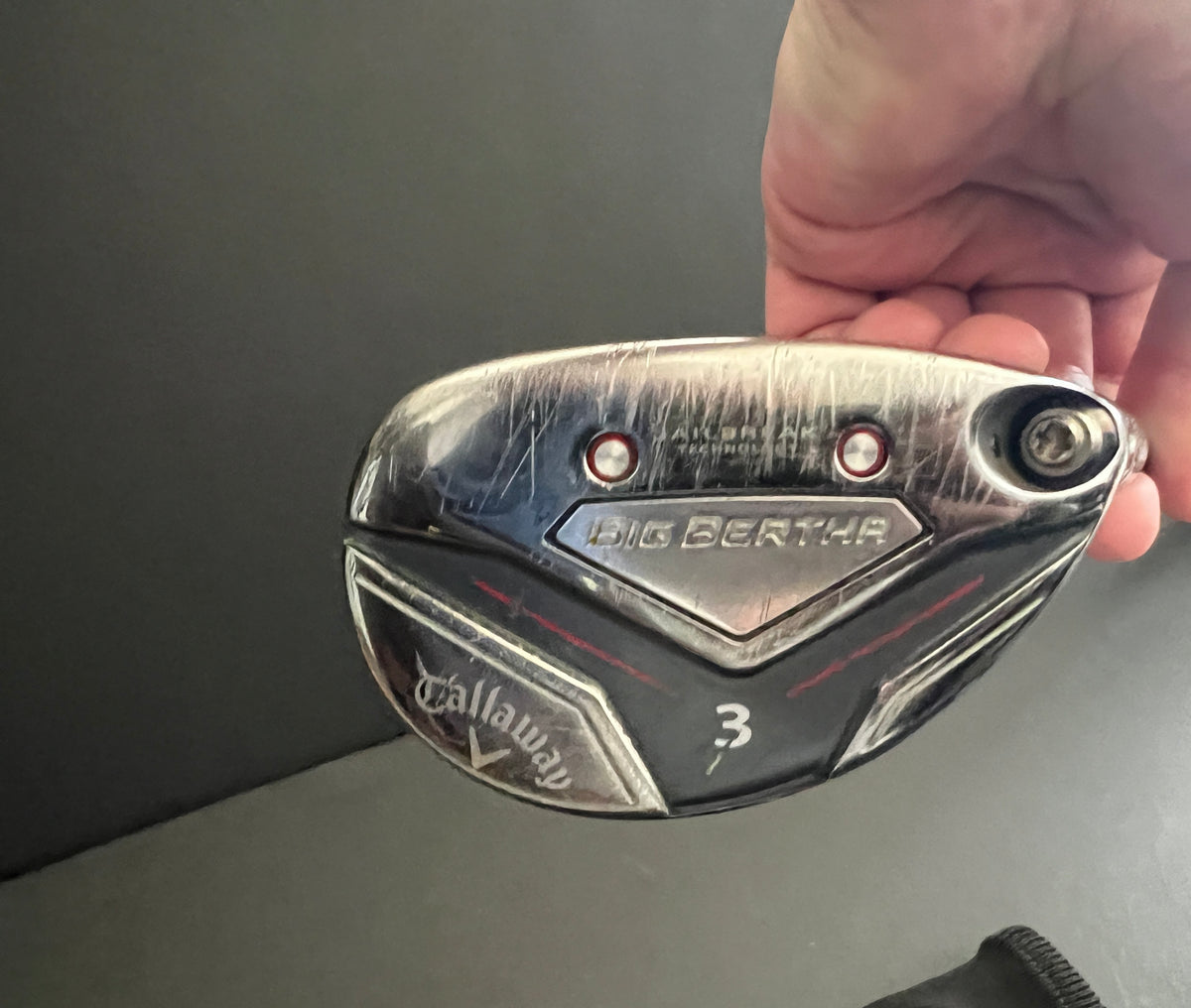 Pre-Owned Callaway Big Bertha 3 Hybrid with Aldila NVS 85 stiff hybrid graphite shaft RH