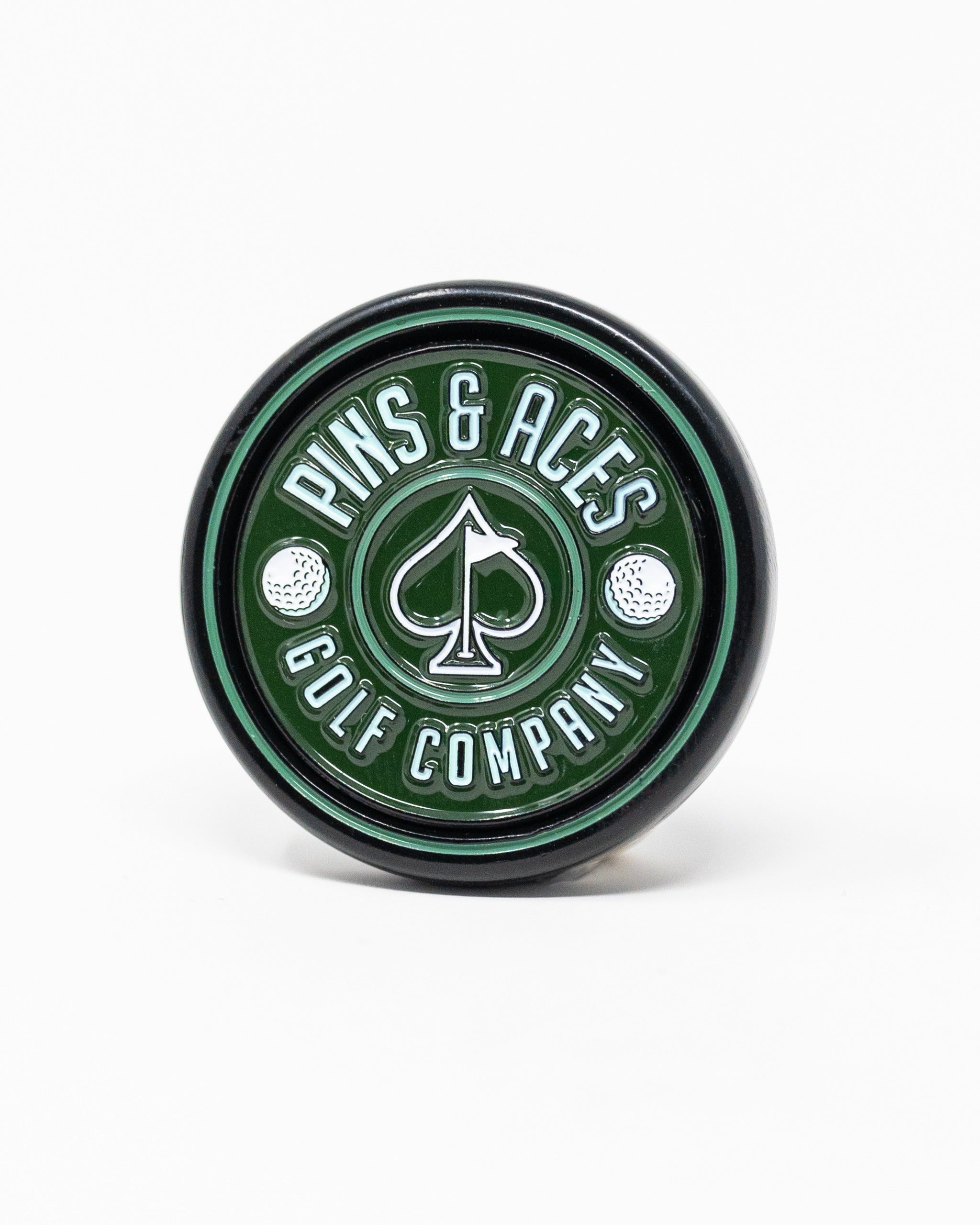 Pop Out Medallion Ball Marker - Green