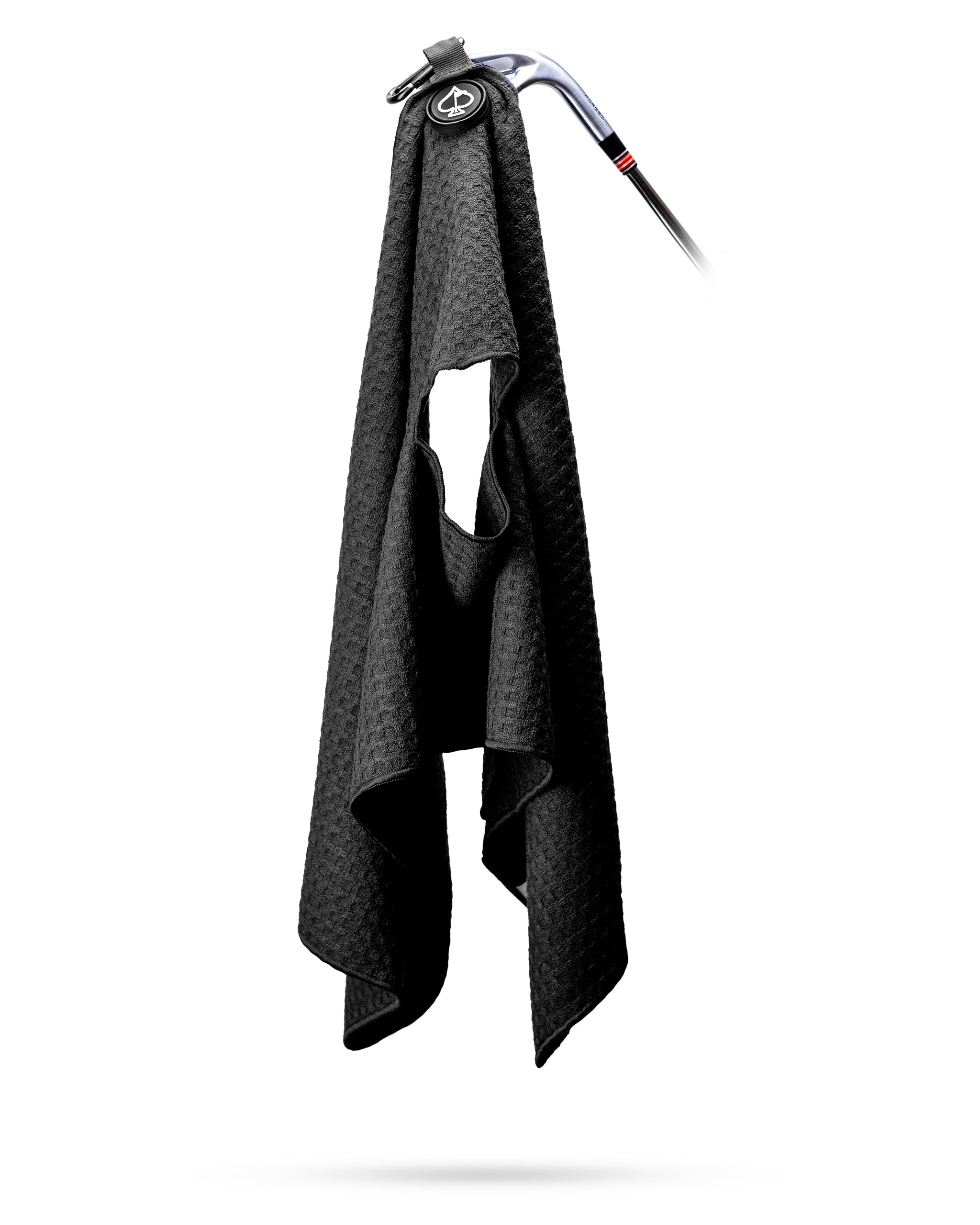 Magnetic Towel - Black | Quick-Grab Convenience on the Course