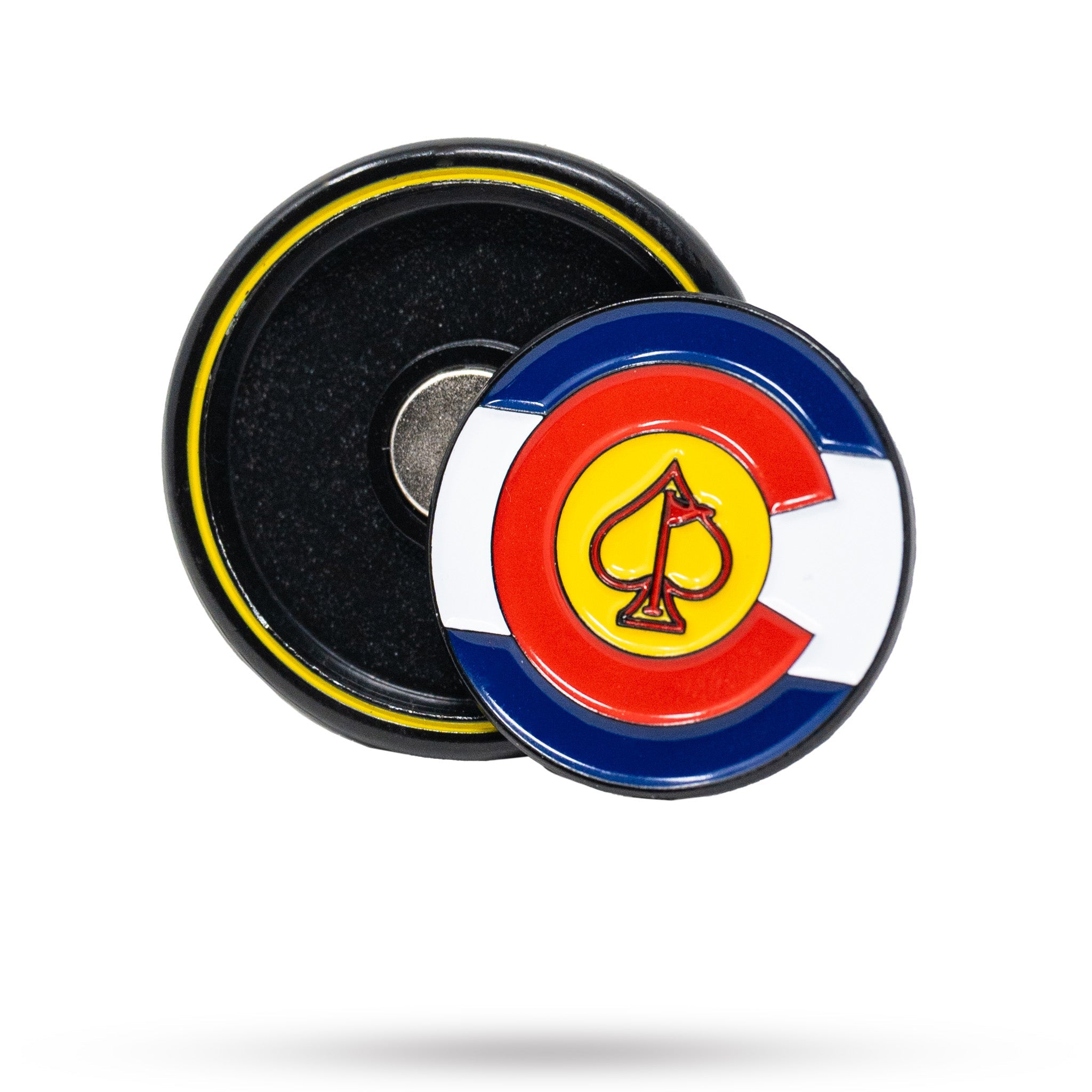 Pop Out Medallion Ball Marker - Colorado