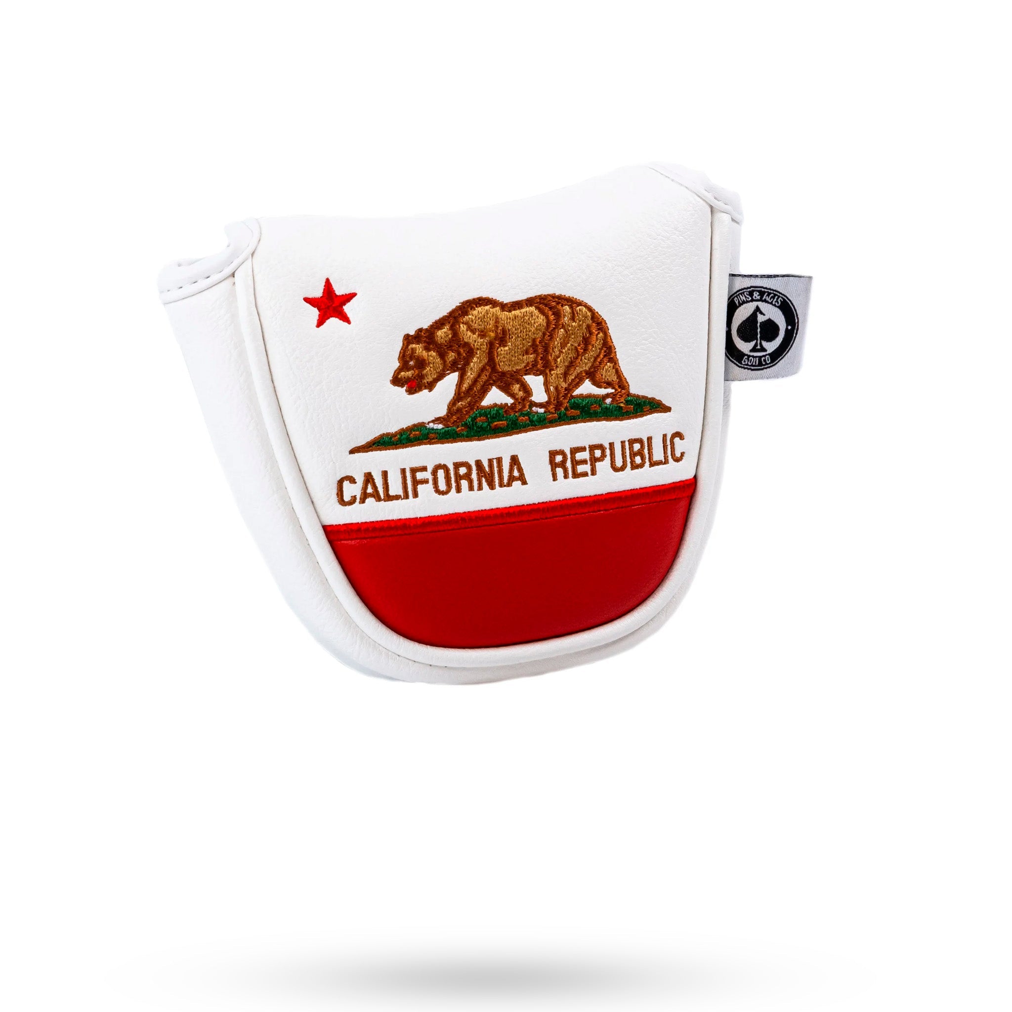California State Flag - Mallet Putter Cover