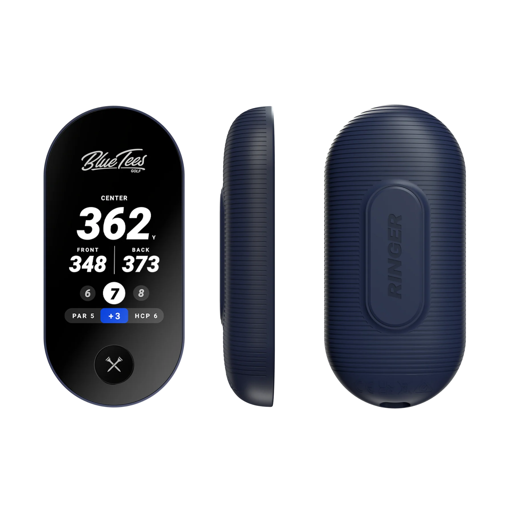 Blue Tees Ringer GPS 2.0 - Blue or Black