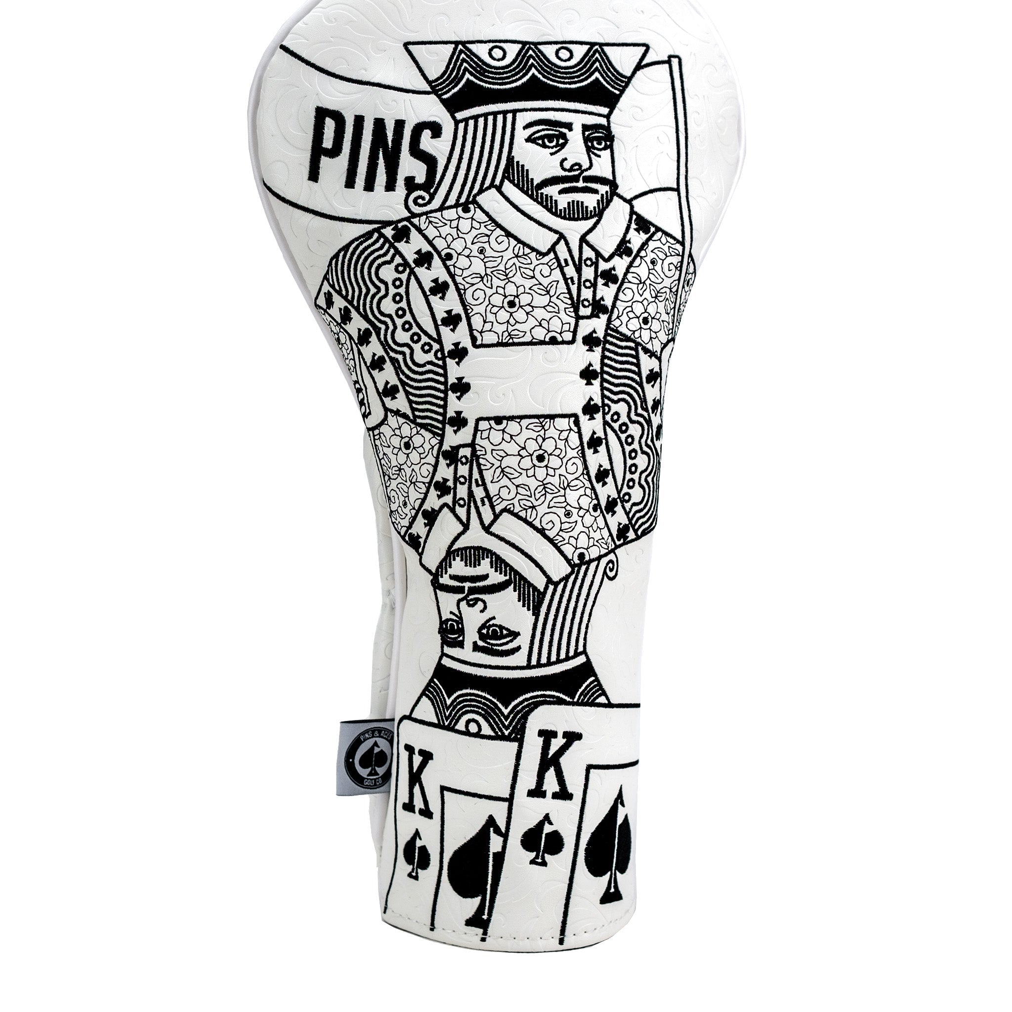 White Out King of Spades - Driver Cover