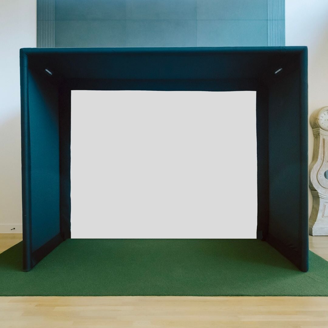 SIGPRO Commercial Enclosure Premier Screen Upgrade indoor golf product, available from Grater Golf