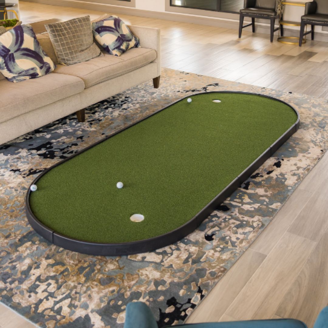 SIGPRO Gimme Putting Green indoor golf product, available from Grater Golf