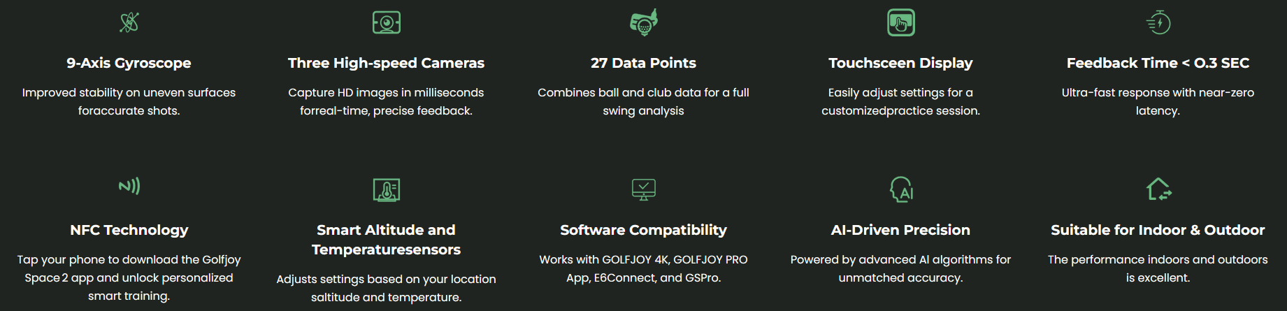 GOLFJOY Spica 3 Launch Monitor