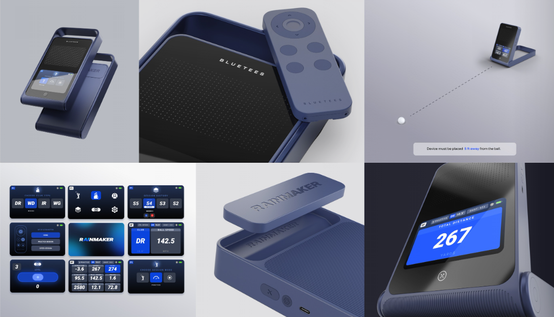 Blue Tees Rainmaker Launch Monitor-Pre-Order Exclusive