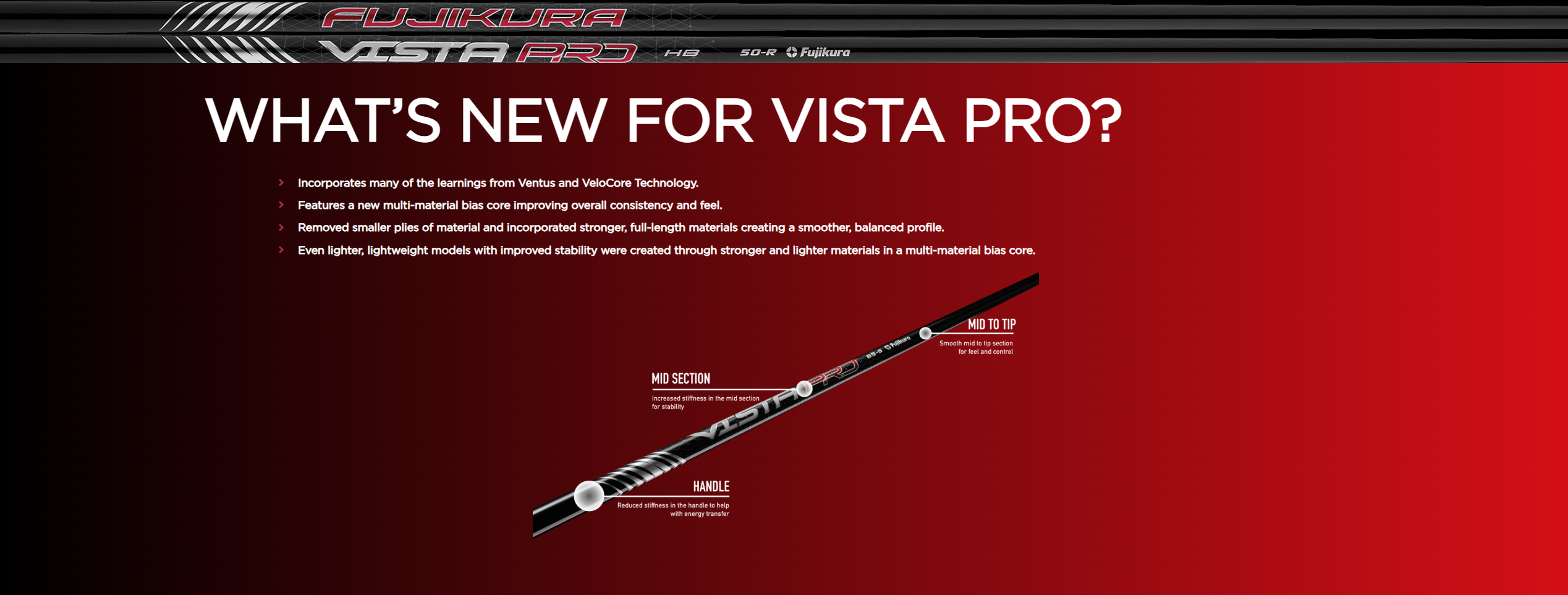 Fujikura Vista Pro HB Shaft