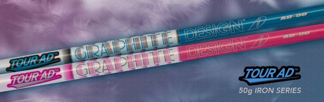 Graphite Design Tour AD 50 Iron Shaft - Ladies Pink or Blue