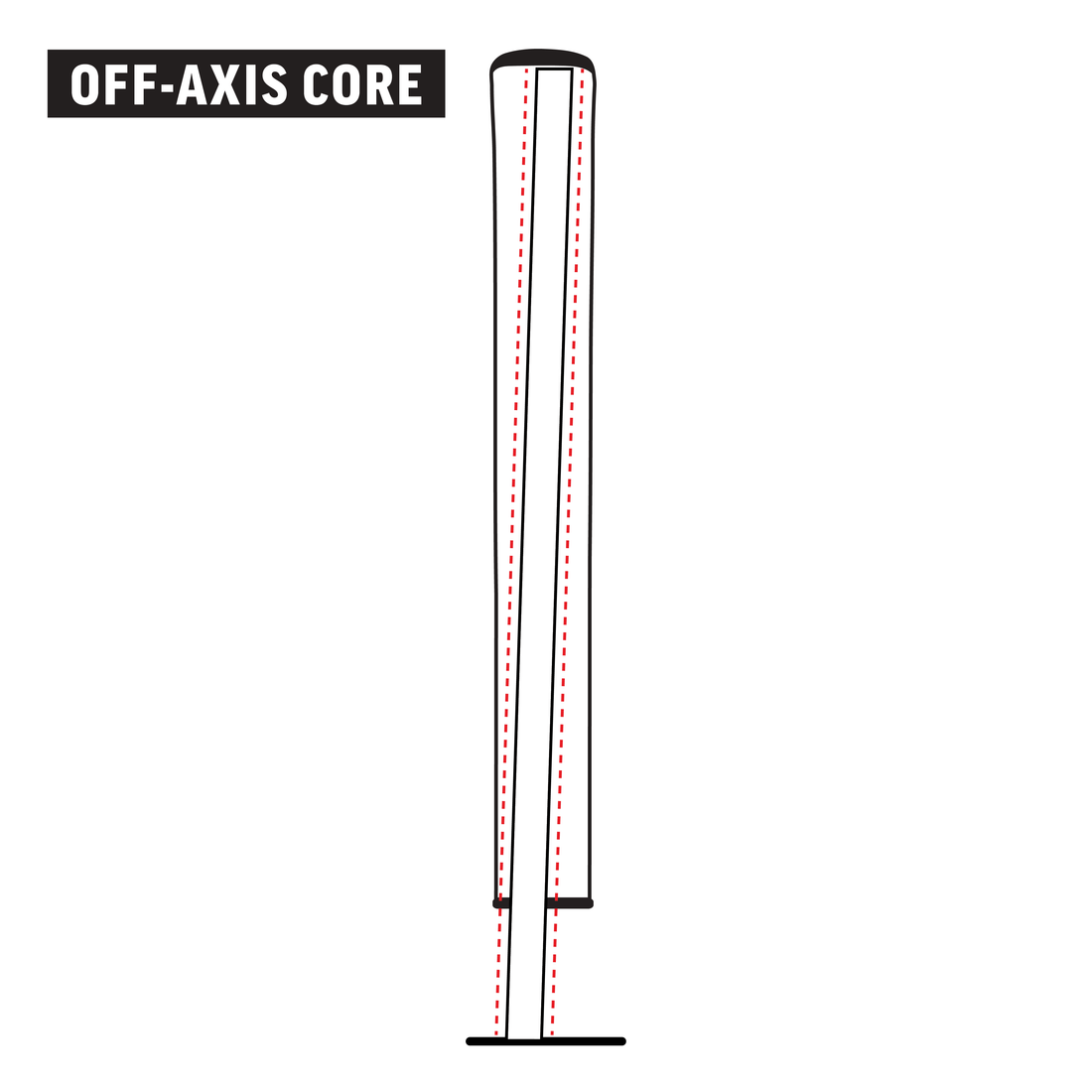 SuperStroke Zenergy TLT Off-Axis Putter Grip - Right Hand / Pistol 1.0 / Silver