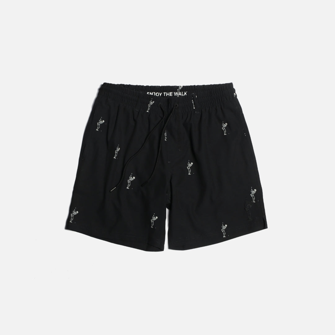 TRUE LinksWear All Day Swim Short - Dead Golfer Black