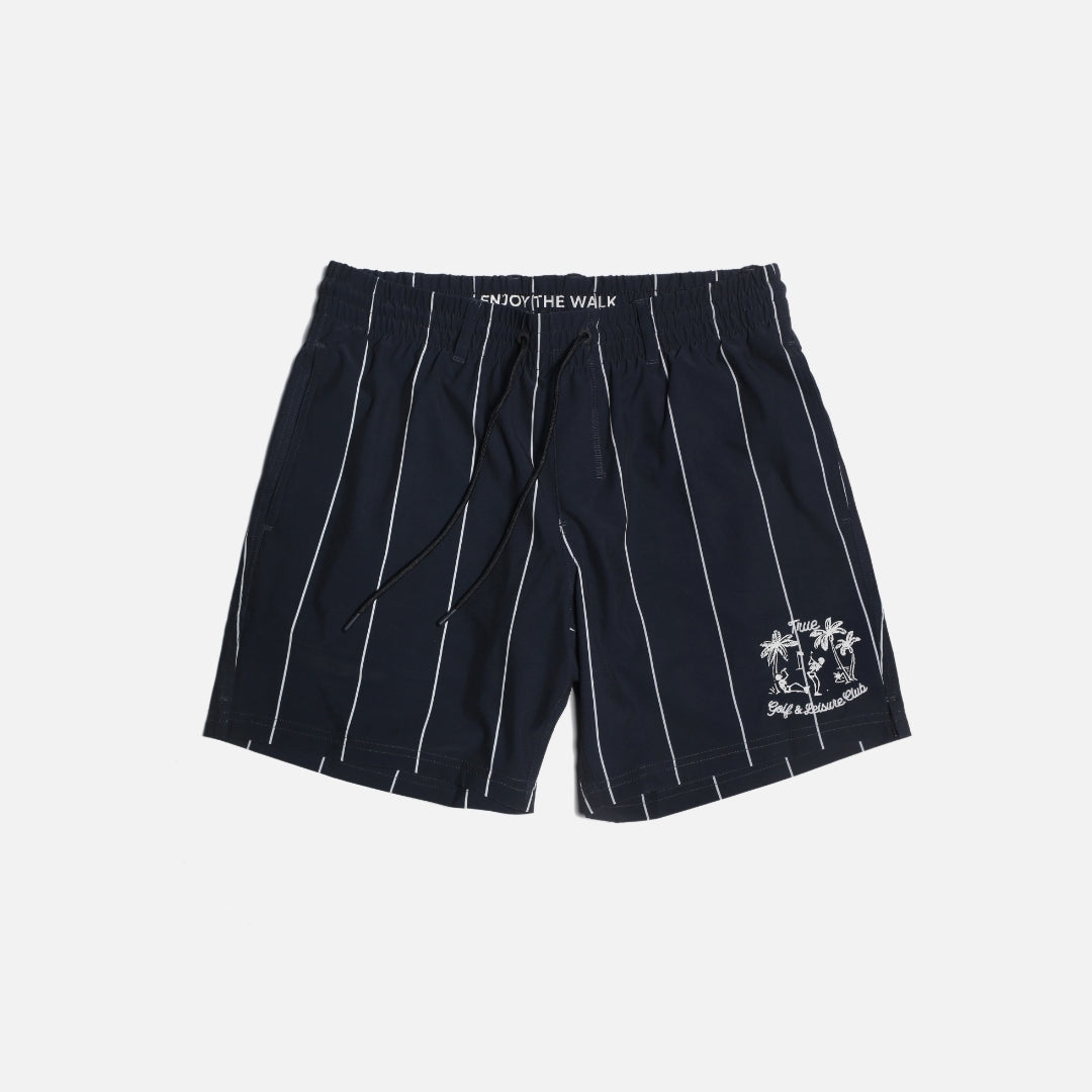 TRUE LinksWear All Day Swim Short - Navy Stripe
