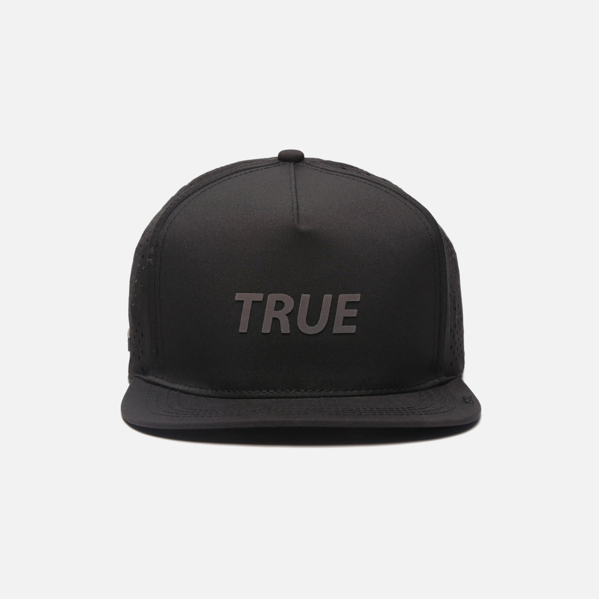 TRUE LinksWear Lux Tech 5-Panel Snapback - Tour - Black