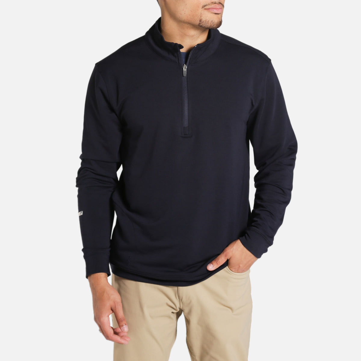 TRUE LinksWear All Day Quarter Zip V2 - Deep Sea