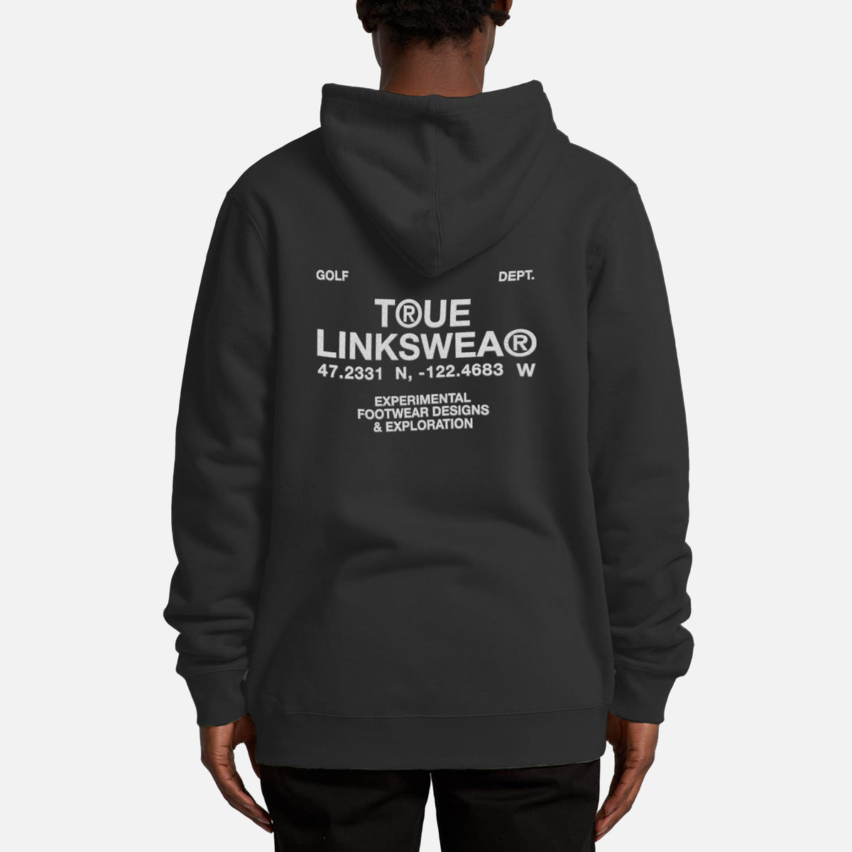 TRUE LinksWear Premium Hoodie Trademark - Coal
