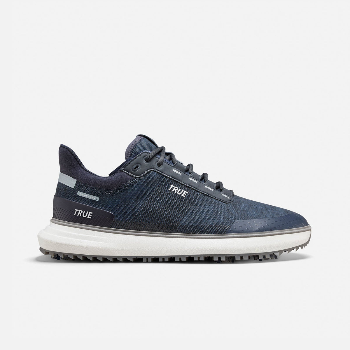 TRUE LinksWear Lux² Player Men's Waterproof Spiked Golf Shoes - Storm Blue