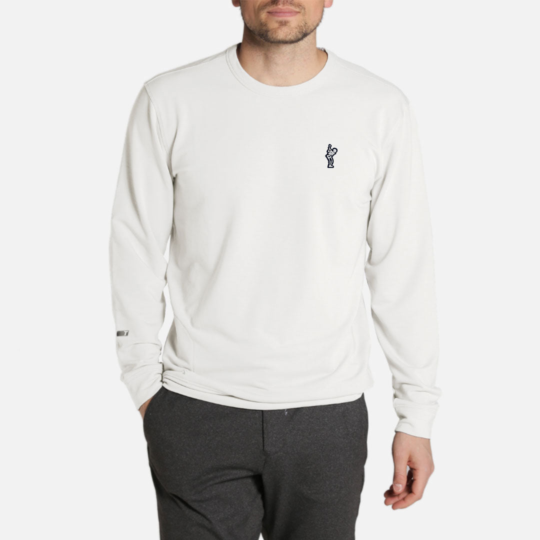 TRUE LinksWear All Day Crewneck V2 Dead Golfer - Bone