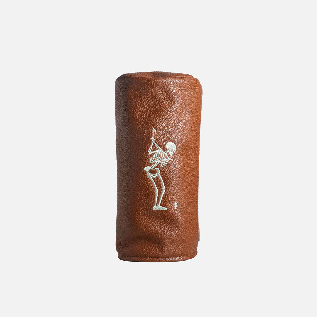 TRUE LinksWear Dead Golfer Driver Headcover - Cognac