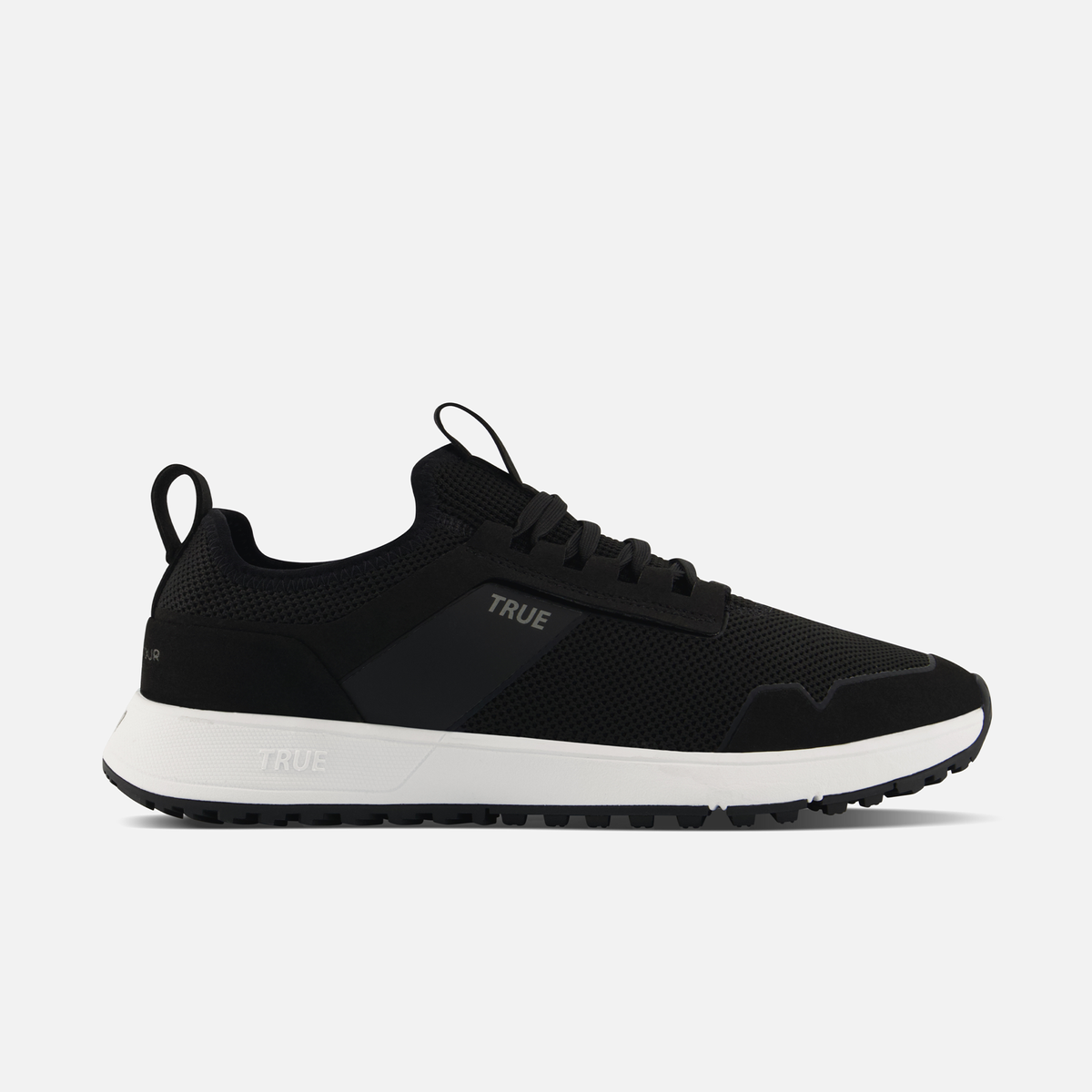 TRUE LinksWear All Day Knit Four Men's Spikeless Golf Shoes - Black