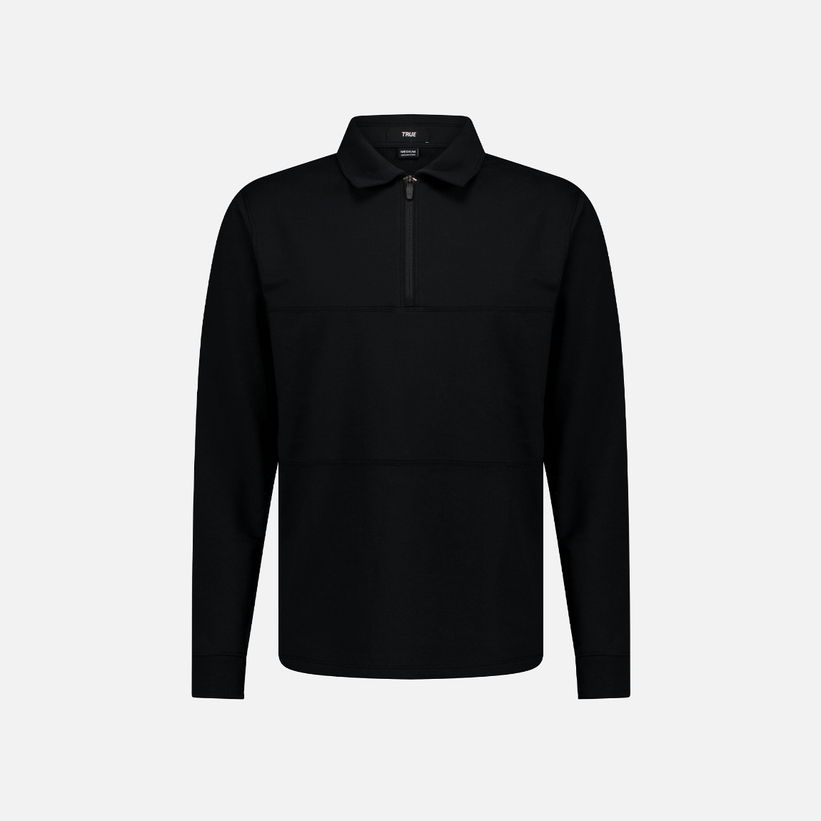 TRUE LinksWear Future Staples Quarter Zip - Black