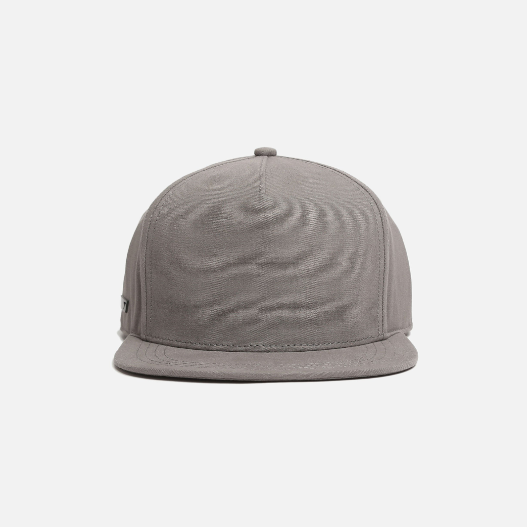 TRUE LinksWear Blank Canvas 5-Panel Snapback Hat - British Khaki