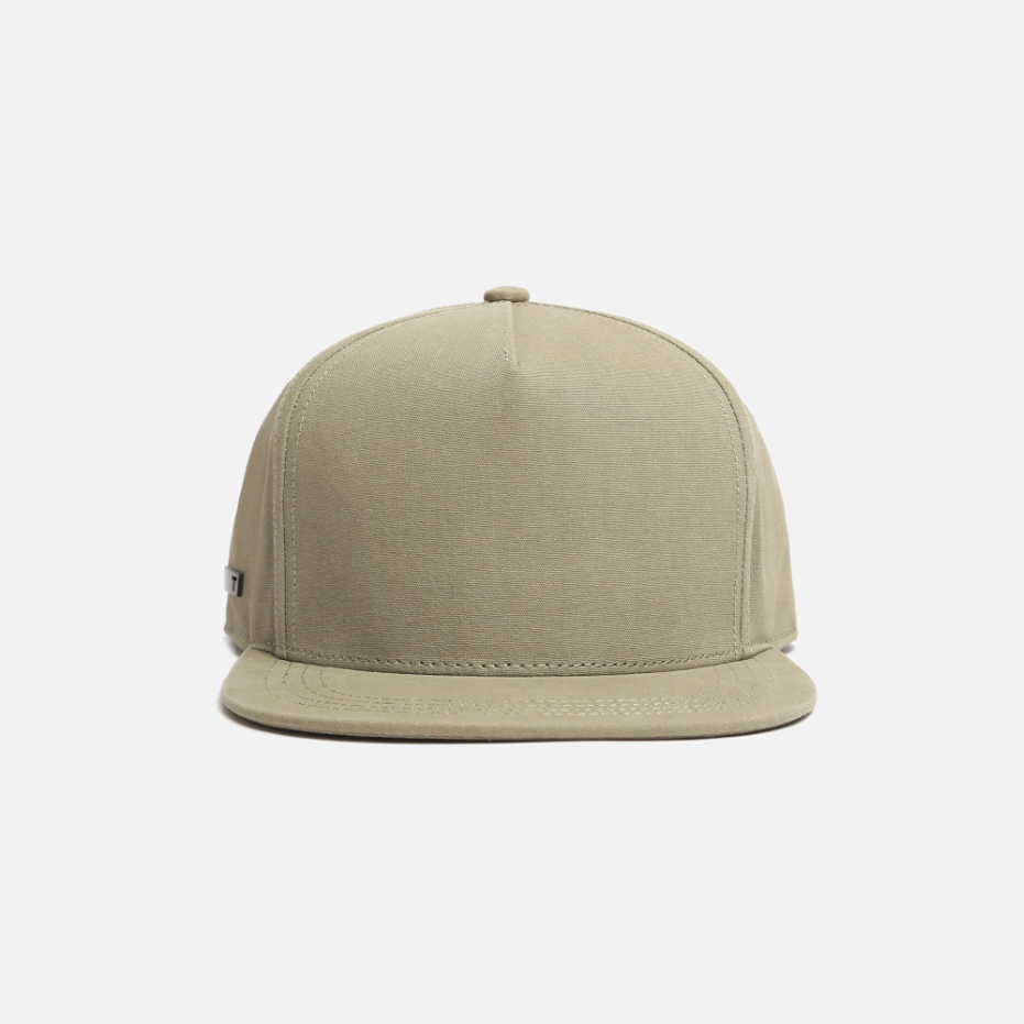 TRUE LinksWear Blank Canvas 5-Panel Snapback Hat - Loden